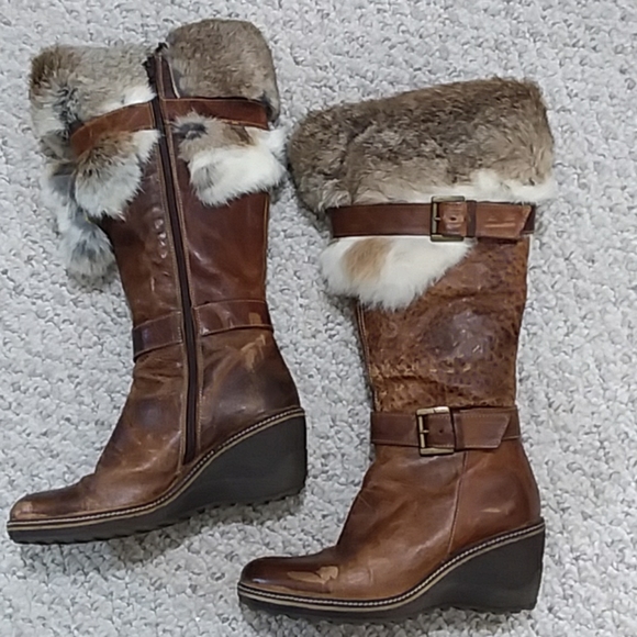 nine west fur boots